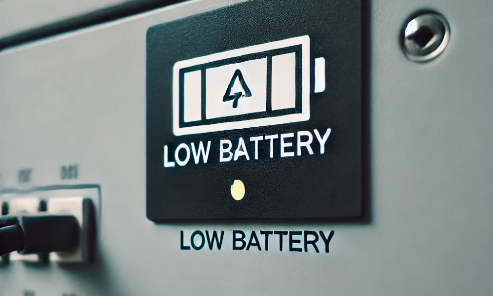 tridyne low battery