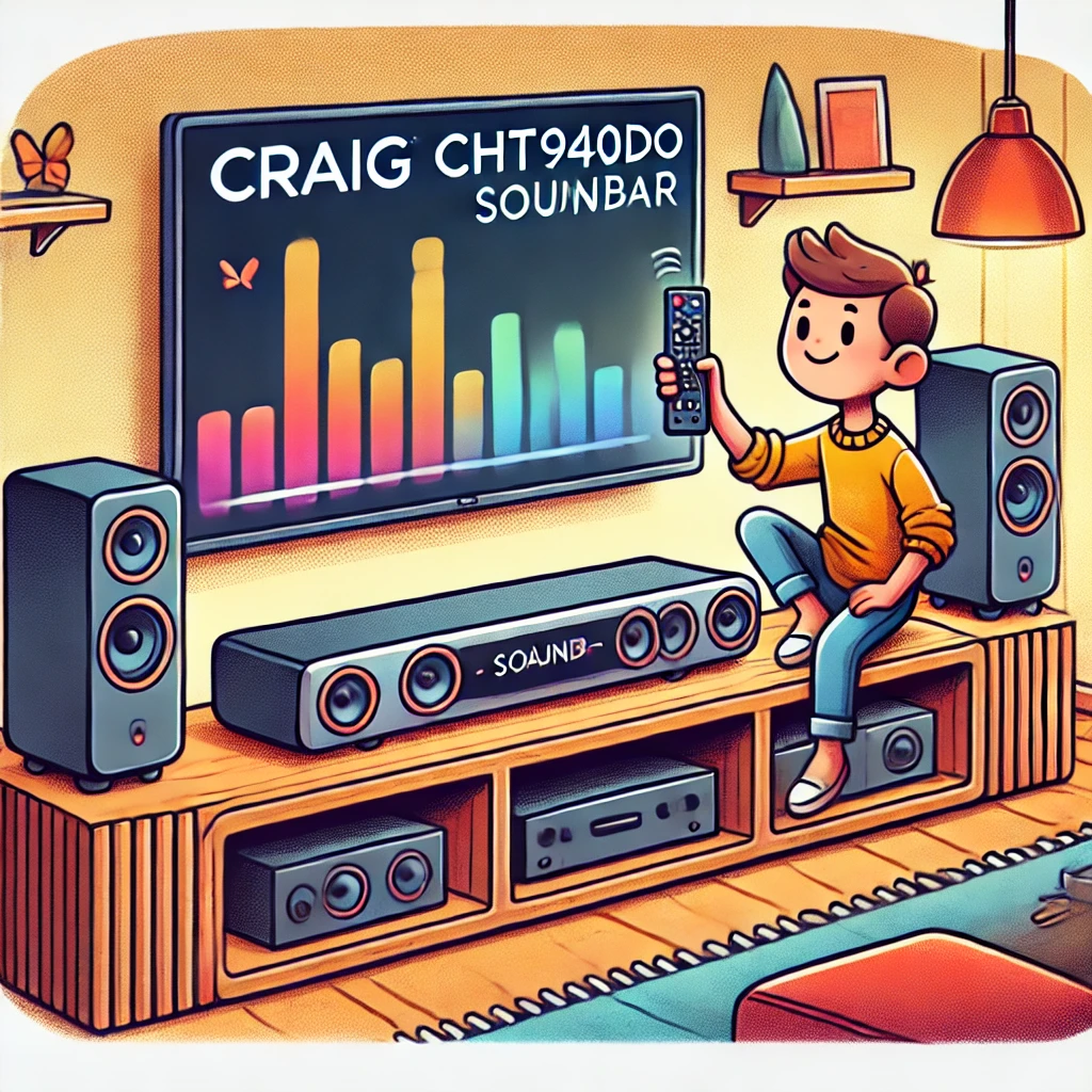 craig cht940do sound bar control