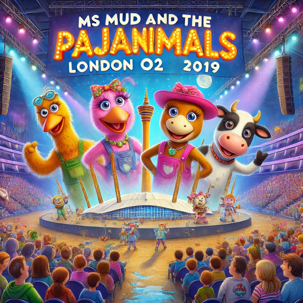 london o2 2019 ms mud pajanimals